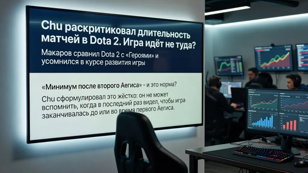 Chu раскритиковал длительность матчей в Dota 2. Игра идёт не туда?
